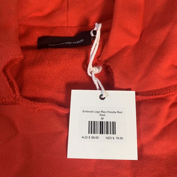 Sampson and Taylor Red Medium Hoodie‎ New With tags. - Picture 3 of 6
